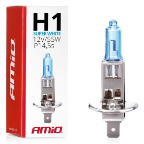 Halogenpære H1 12V 55W Super Hvid