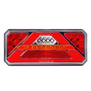 Bagkominations LED-lampe AMiO RCL-02-L dynamisk, venstre