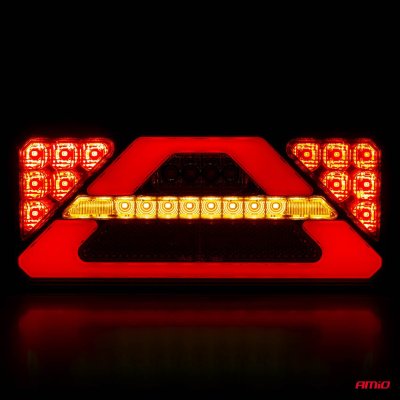 Bagkominations LED-lampe AMiO RCL-02-L dynamisk, venstre