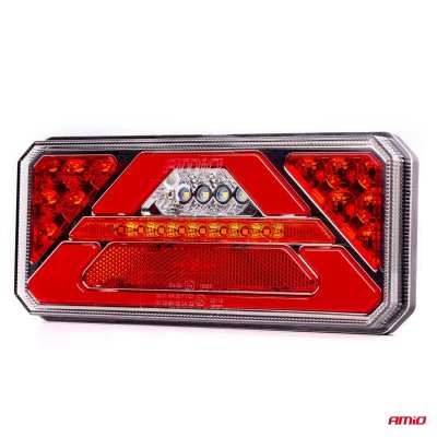 Bagkominations LED-lampe AMiO RCL-02-L dynamisk, venstre