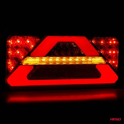 Bagkominations LED-lampe AMiO RCL-02-L dynamisk, venstre