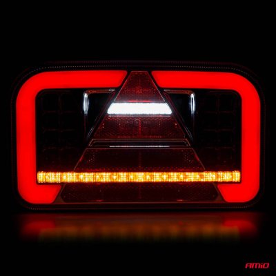 Bagkombination LED lampe AMiO RCL-03-L dynamisk, venstre