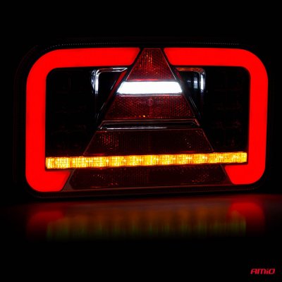 Bagkombination LED lampe AMiO RCL-03-L dynamisk, venstre