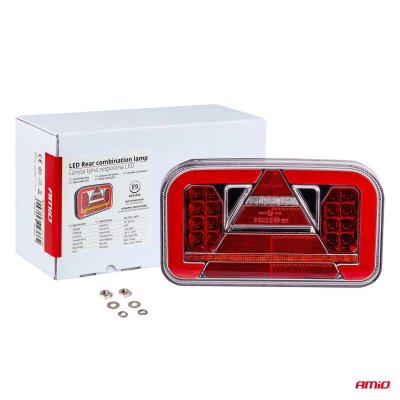 Bagkombination LED lampe AMiO RCL-03-L dynamisk, venstre