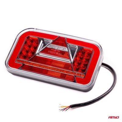 Bagkombination LED lampe AMiO RCL-03-L dynamisk, venstre