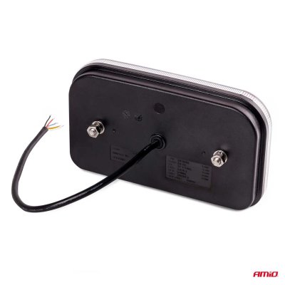 Bagkombination LED lampe AMiO RCL-03-L dynamisk, venstre