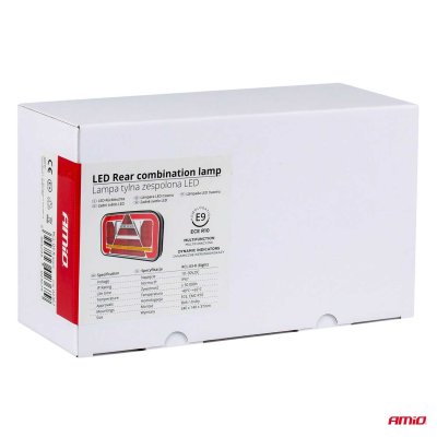 Bagkombinations LED-lampe AMiO RCL-03-R dynamisk, højre