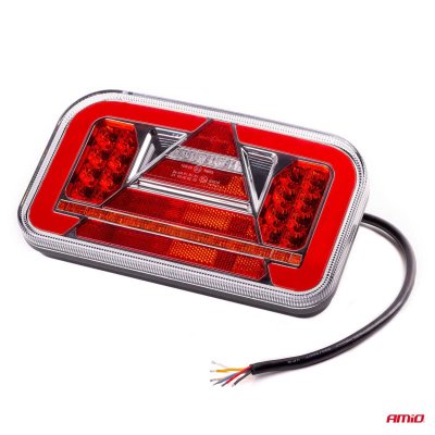 Bagkombinations LED-lampe AMiO RCL-03-R dynamisk, højre