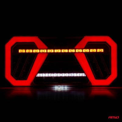 Bagkombinations LED-lampe AMiO RCL-04-L dynamisk, venstre