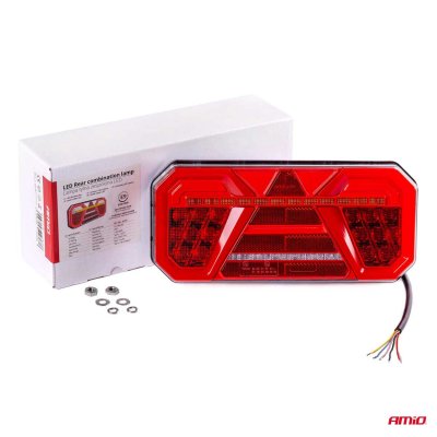 Bagkombinations LED-lampe AMiO RCL-04-L dynamisk, venstre