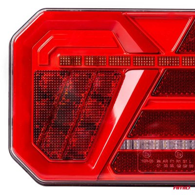 Bagkombinations LED-lampe AMiO RCL-04-L dynamisk, venstre