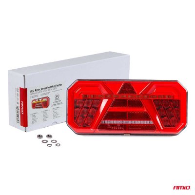 Bagkombination LED lampe AMiO RCL-04-R dynamisk, højre
