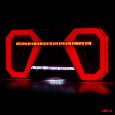 Bagkombination LED lampe AMiO RCL-04-R dynamisk, højre