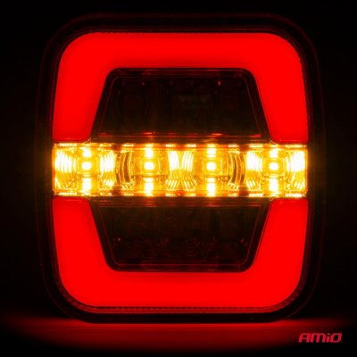 Bageste kombination LED-lampe AMiO RCL-05-LR venstre/højre