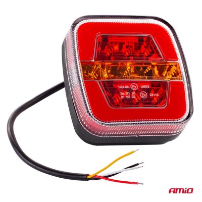 Bageste kombination LED-lampe AMiO RCL-05-LR venstre/højre