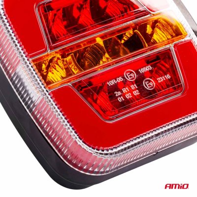 Bageste kombination LED-lampe AMiO RCL-05-LR venstre/højre