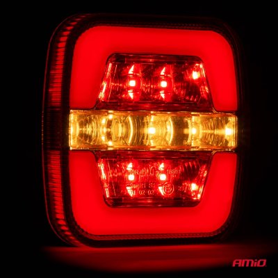 Bageste kombination LED-lampe AMiO RCL-05-LR venstre/højre