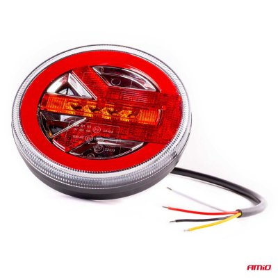 Bagkombi LED-lampe AMiO RCL-06-LR venstre/højre