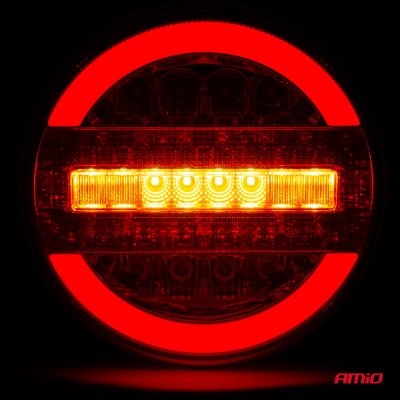 Bagkombination LED lampe AMiO RCL-07-LR dynamisk venstre/højre