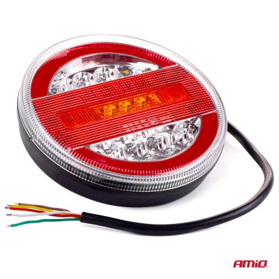 Bagkombination LED lampe AMiO RCL-07-LR dynamisk venstre/højre