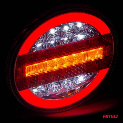 Bagkombination LED lampe AMiO RCL-07-LR dynamisk venstre/højre