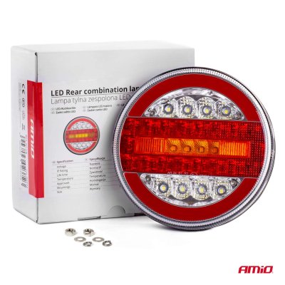 Bagkombination LED lampe AMiO RCL-07-LR dynamisk venstre/højre