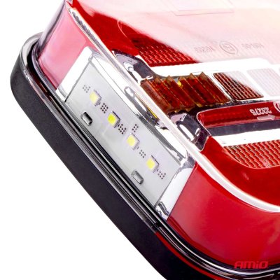 Bagkombinations-LED-lampe AMiO RCL-08-LR dynamisk venstre/højre
