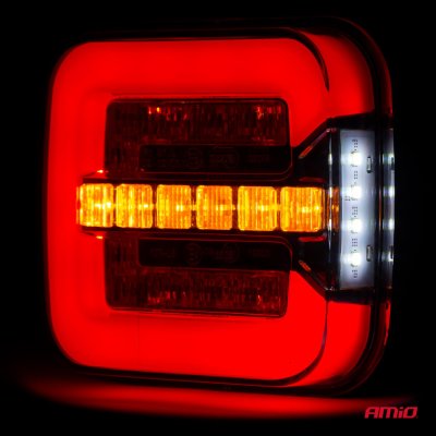 Bagkombinations-LED-lampe AMiO RCL-08-LR dynamisk venstre/højre