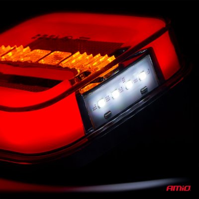 Bagkombinations-LED-lampe AMiO RCL-08-LR dynamisk venstre/højre