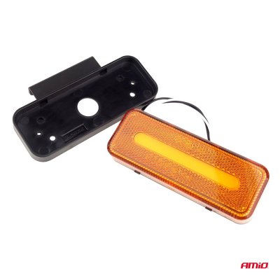 Marker outline LED lys AMiO OM-02-O rektangulær, orange