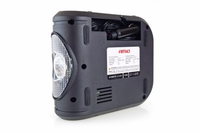Bil luftkompressor med digitalttryk måler og LED-lys 12V Acomp-10