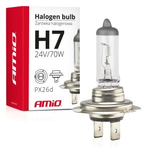 Halogenpære H7 24V 70W UV-filter (E8)