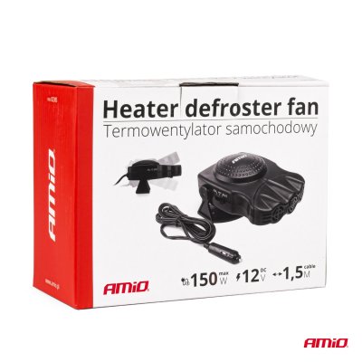 Varmer, affugter, blæser -12V 150W