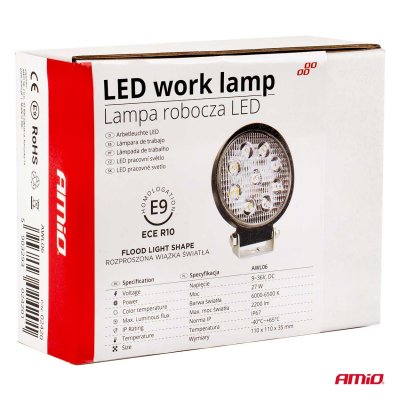 Arbejdslampe AWL06 9 LED FLOOD 9-36V