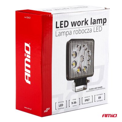 Arbejdslampe AWL07 9 LED FLOOD 9-36V