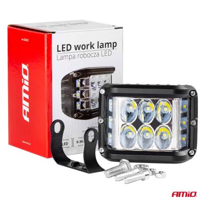 Arbejdslampe AWL08 12 LED (2 Funktioner) 9-36V