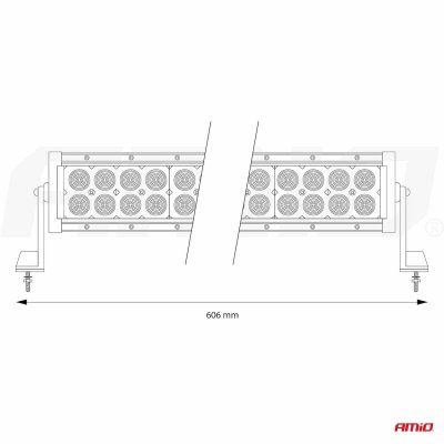 LED Arbejdslampe Bar 60 cm 9-36V AMIO-02438 AWL24