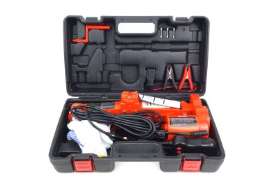 Elektrisk sakshejs med fjernbetjening og reparationssæt 3T 12V AMIO-02406