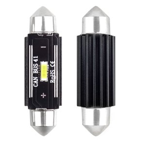 LED CANBUS 1860 1SMD UltraBright Festoon C5W C10W C3W 41mm Hvid 12V/24V