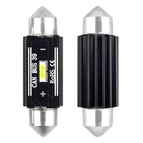 LED CANBUS 1860 1SMD UltraBright Festoon C5W C10W C3W 39mm Hvid 12V/24V