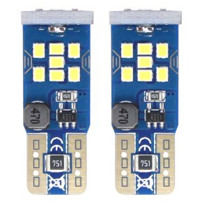 LED CANBUS 21SMD UltraBright 2016 T10 W5W Hvid 12V/24V