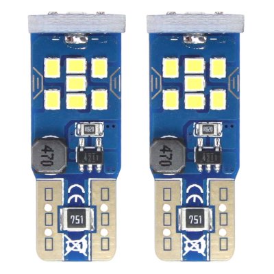 LED CANBUS 21SMD UltraBright 2016 T10 W5W Hvid 12V/24V