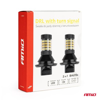 DRL med blinklys 2in1 AMIO-02451