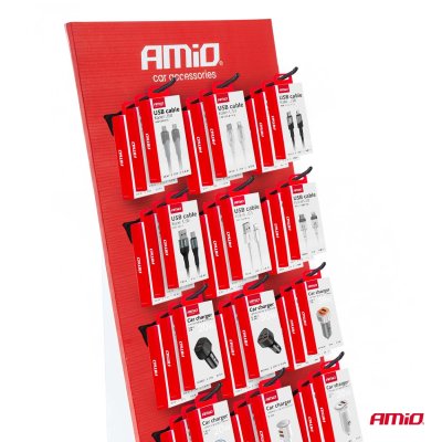 AMiO papdisplaystand stor 12 kroge AMIO-02101D