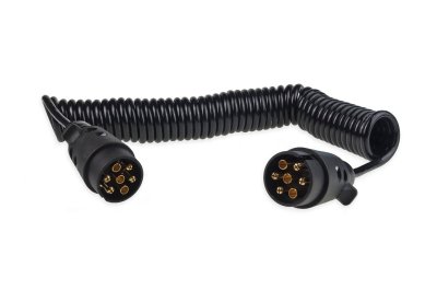 7PIN Spiral kabel 12V 6 m