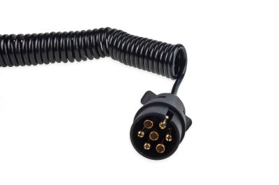 7PIN Spiral kabel 12V 6 m