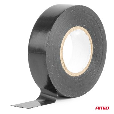 Sort tape 18mm x 20m (1 stk) AMIO-02464