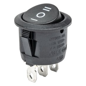 Rund kontakt 12/230V BU03