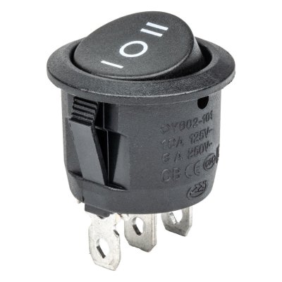 Rund kontakt 12/230V BU03