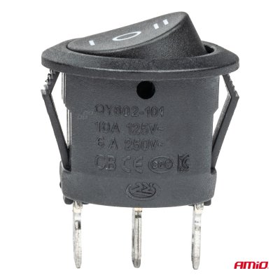 Rund kontakt 12/230V BU03